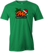 Tis' the season for Christmas bowling tee shirts. Show your Merriness on and off the lanes with the Motiv bowling Holiday T-shirt!  ugly t-shirt comes in red and black colors. Show your holiday spirit with this shirt that helps you hook the ball at your office party or night out with your friends!  Bowling gift holiday gift guide. Tee-shirt gift. Christmas Tree