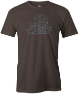 Re-live this old school ball with this vintage Brunswick Muddball Tee! Oddball series retro. Remember to take out your frustration on the pins, and not your teammates. Bowling shirts from Inside Bowling. Tee shirt t-shirt tees shirts novelty league tournament comfortable apparel. Sale, gift, discounted, best.