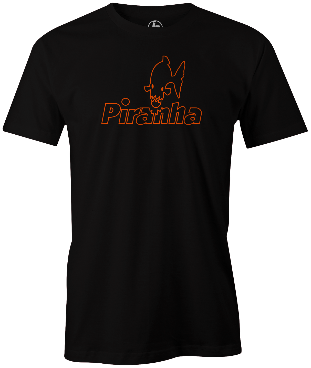 The perfect t-shirt for you if you loved the Columbia 300 Piranha bowling ball! This is the perfect gift for any Columbia 300 fan or avid bowler! Hit the lanes and be ferocious! Orange and black Tshirt, tee, tee-shirt, tee shirt, Pro shop. League bowling team shirt. PBA. PWBA. USBC. Junior Gold. Youth bowling. Tournament t-shirt. Men's. Bowling ball. Saber.
