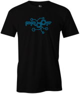 Track Proof Men's T-shirt, Black, bowling, bowling ball, bowling ball brand, t shirt, t, tee, tee-shirt, tees, league bowling team shirt, tournament shirt, cool, awesome, vinage, logo, pba, pwba.