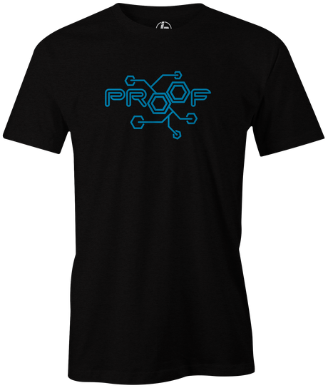 Track Proof Men's T-shirt, Black, bowling, bowling ball, bowling ball brand, t shirt, t, tee, tee-shirt, tees, league bowling team shirt, tournament shirt, cool, awesome, vinage, logo, pba, pwba.