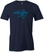 Track Proof Men's T-shirt, Navy, bowling, bowling ball, bowling ball brand, t shirt, t, tee, tee-shirt, tees, league bowling team shirt, tournament shirt, cool, awesome, vinage, logo, pba, pwba.