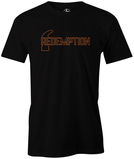 Hammer Redemption Men's T-Shirt, Black, bowling ball, new, bill oneill, winner, pba, t shirt, tee, tee-shirt, tees, hammer bowling, league bowling team shirt, tournament shirt, pba, pwba