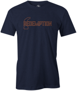 Hammer Redemption Men's T-Shirt, Navy, bowling ball, new, bill oneill, winner, pba, t shirt, tee, tee-shirt, tees, hammer bowling, league bowling team shirt, tournament shirt, pba, pwba