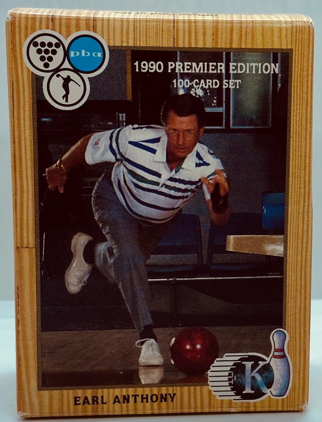 pro bowling bowlers pba tour 1990 pba bowling cards complete set rookie cards rc earl anthony pete dick weber roth holman collectors item kingpin kingpins