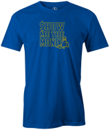Show Me The Money by Swag Bowling Swag Bowling Classic Logo T-shirt. This shirt is perfect for bowling practice, leagues or weekend tournaments. Men's T-Shirt, bowling ball, tee, tee shirt, tee-shirt, t shirt, t-shirt, tees, league, tournament shirt, PBA, PWBA, USBC.