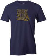 Show Me The Money by Swag Bowling Swag Bowling Classic Logo T-shirt. This shirt is perfect for bowling practice, leagues or weekend tournaments. Men's T-Shirt, bowling ball, tee, tee shirt, tee-shirt, t shirt, t-shirt, tees, league, tournament shirt, PBA, PWBA, USBC.