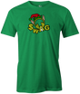 Tis' the season for Christmas bowling tee shirts. Show your Merriness on and off the lanes with the Swag bowling Holiday T-shirt!  ugly t-shirt comes in red and black colors. Show your holiday spirit with this shirt that helps you hook the ball at your office party or night out with your friends!  Bowling gift holiday gift guide. Tee-shirt gift. Christmas Tree