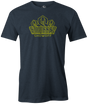 Swag Bowling Classic Logo T-shirt. This shirt is perfect for bowling practice, leagues or weekend tournaments. Men's T-Shirt, bowling ball, tee, tee shirt, tee-shirt, t shirt, t-shirt, tees, league, tournament shirt, PBA, PWBA, USBC. Charcoal, Black, Purple, Red