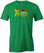 Tis' the season for Christmas bowling tee shirts. Show your Merriness on and off the lanes with the track bowling Holiday T-shirt!  ugly t-shirt comes in red and black colors. Show your holiday spirit with this shirt that helps you hook the ball at your office party or night out with your friends!  Bowling gift holiday gift guide. Tee-shirt gift. Christmas Tree