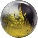 brunswick-twist-black-gold-silver bowling ball insidebowling.com