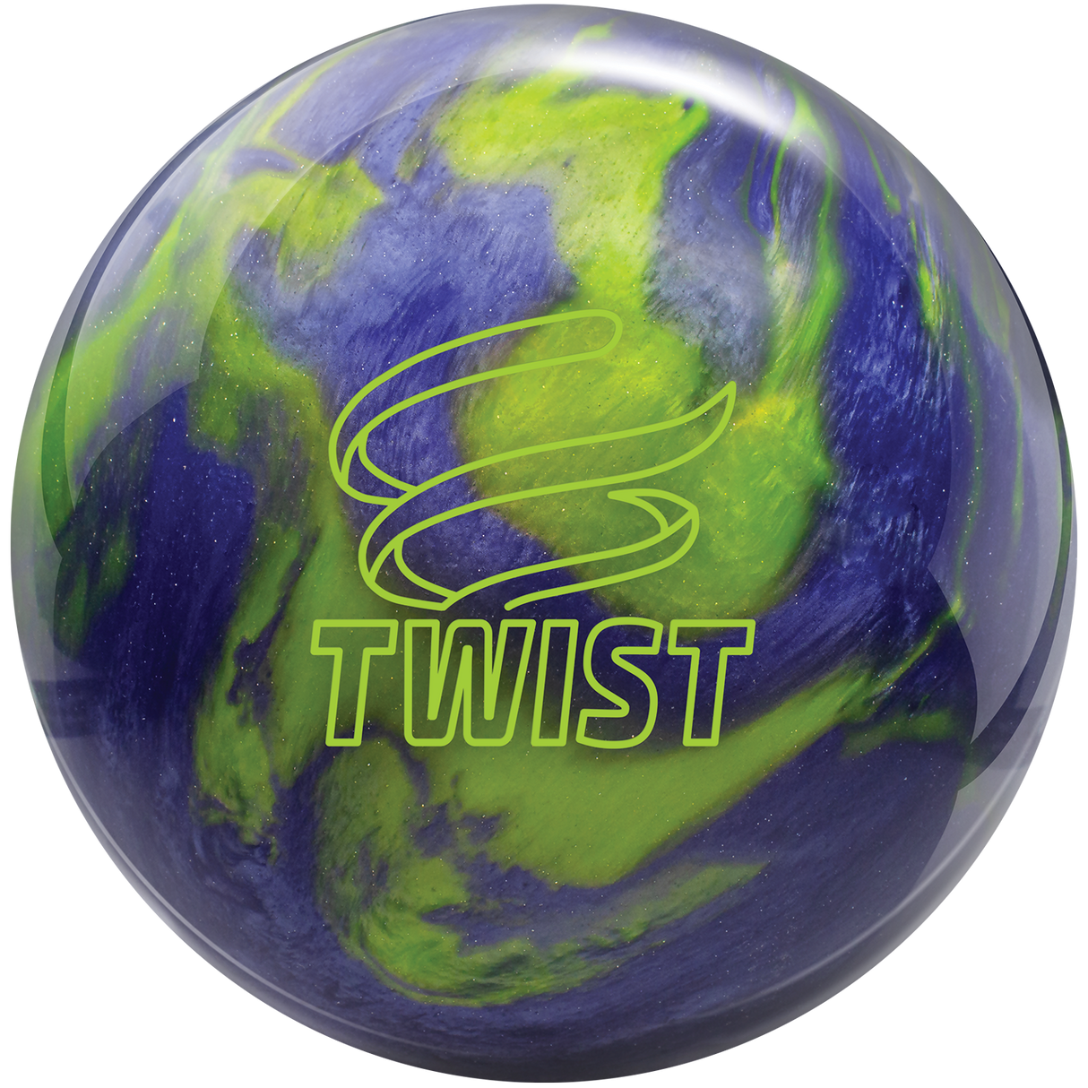 brunswick-twist-lavender-lime bowling ball insidebowling.com