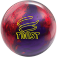 brunswick-twist-red-purple bowling ball insidebowling.com