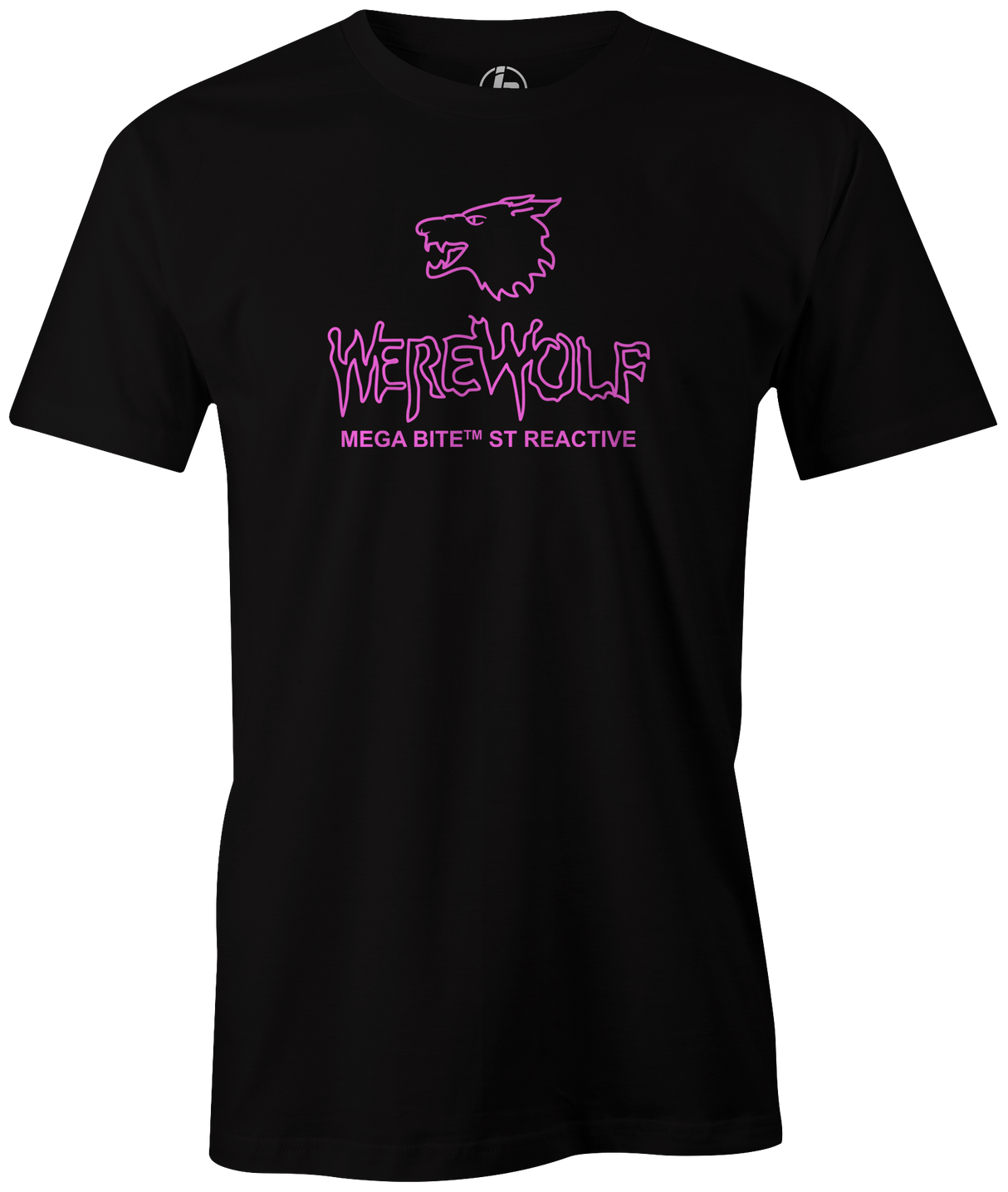 Ebonite Werewolf bowling ball t shirt jersey apparel gift shop pro bowling bowlers red pink black