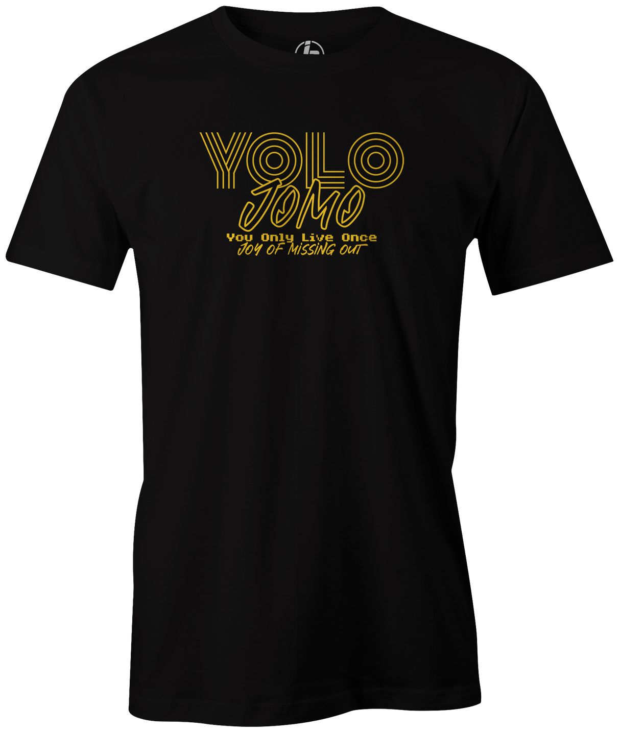 It's time to put some Swag in your bag with the new Swag Yolo Jomo! This shirt is perfect for bowling practice, leagues or weekend tournaments. Men's T-Shirt, bowling ball, tee, tee shirt, tee-shirt, t shirt, t-shirt, tees, league, tournament shirt, PBA, PWBA, USBC. Charcoal, Black, Purple, Red