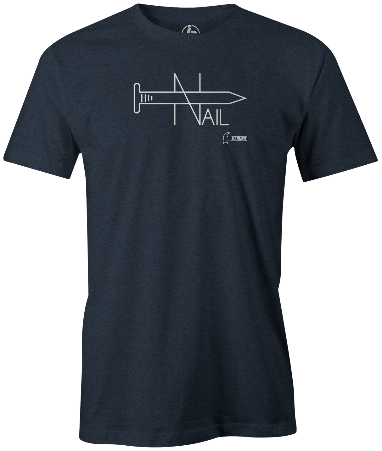 Did you love the Nail? Re-live this iconic ball with this Hammer Nail T-shirt! Hit the lanes with this cool retro t-shirt to show everyone how big of a bowling fan you are! Tshirt, tee, tee-shirt, tee shirt, teeshirt, shirt. League bowling team shirt. Old school. Men's. 