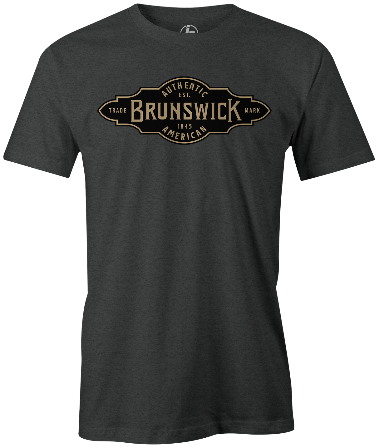 Brunswick trademark mens men's bowling tshirt tee shirt t shirt t-shirt league vintage retro big b team bowler